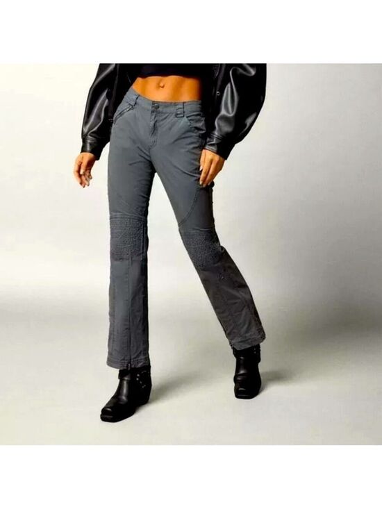 BDG Pants - BDG Harper Moto Gray Boot Cut cargo accent Pants urban outfitters